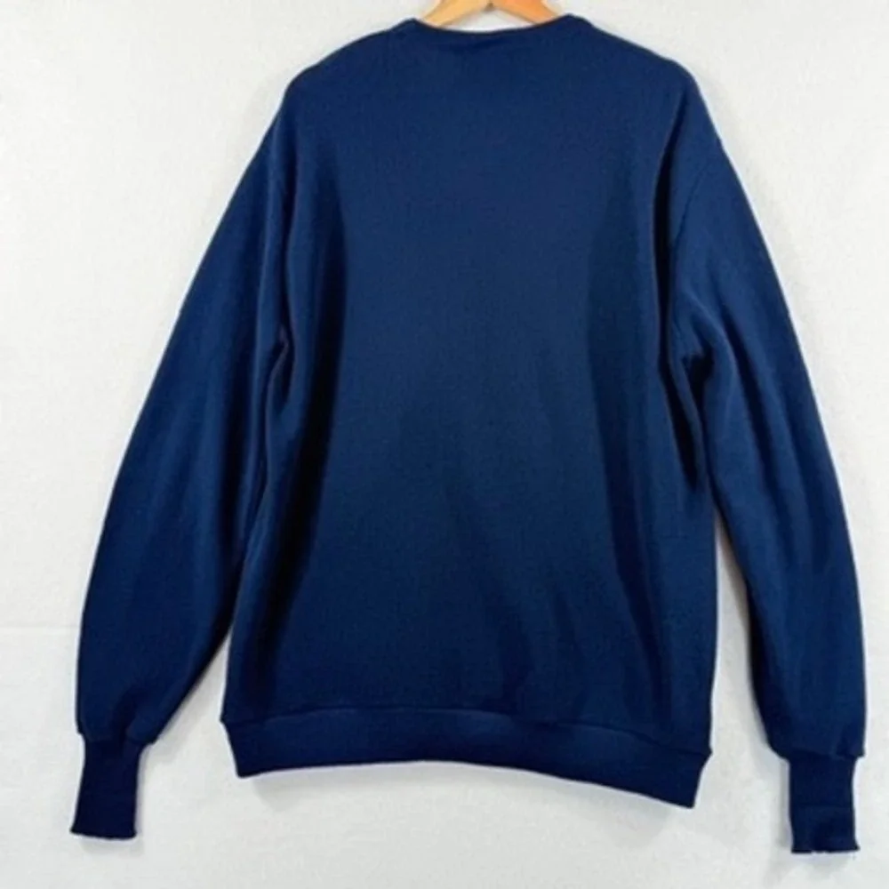 Jantzen Cardigan Sweater Mens XXL Navy Blue Vintage Grunge Punk Indie USA Vtg
